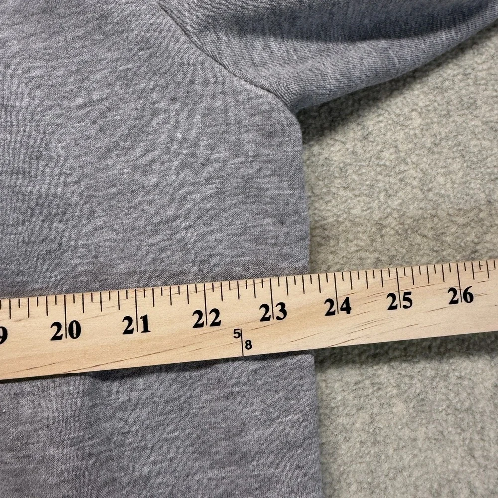The North Face Mens Simple Dome Hoodie Gray Embroidered Logo Graphic Back XL